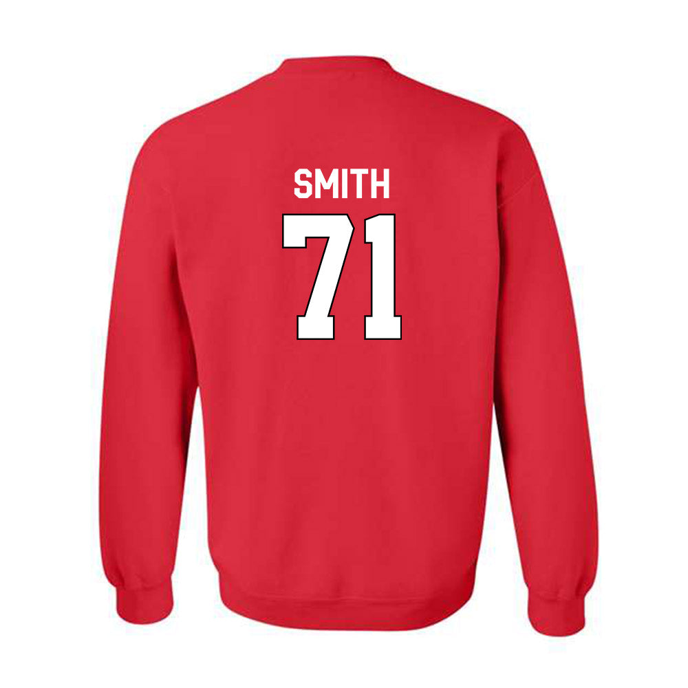 Davidson - NCAA Football : Cole Smith - Classic Fashion Shersey Crewneck Sweatshirt-1