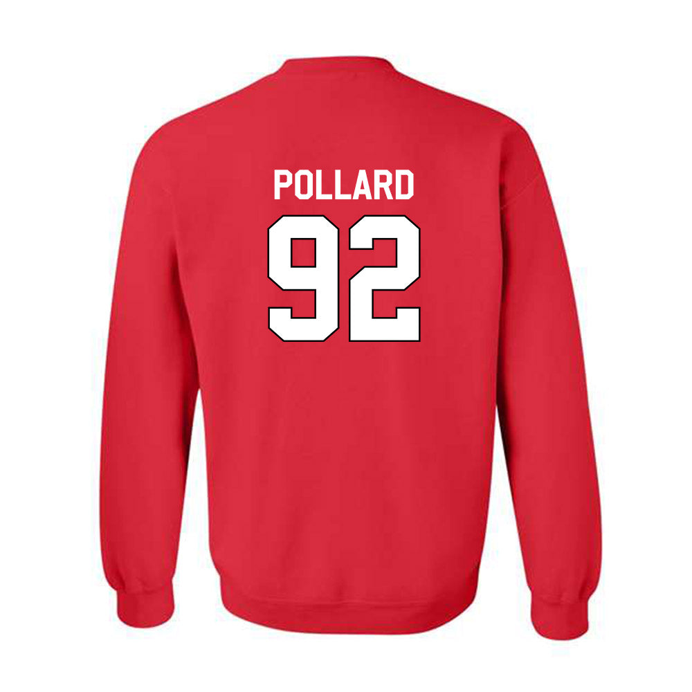 Davidson - NCAA Football : Zavier Pollard - Classic Fashion Shersey Crewneck Sweatshirt-1
