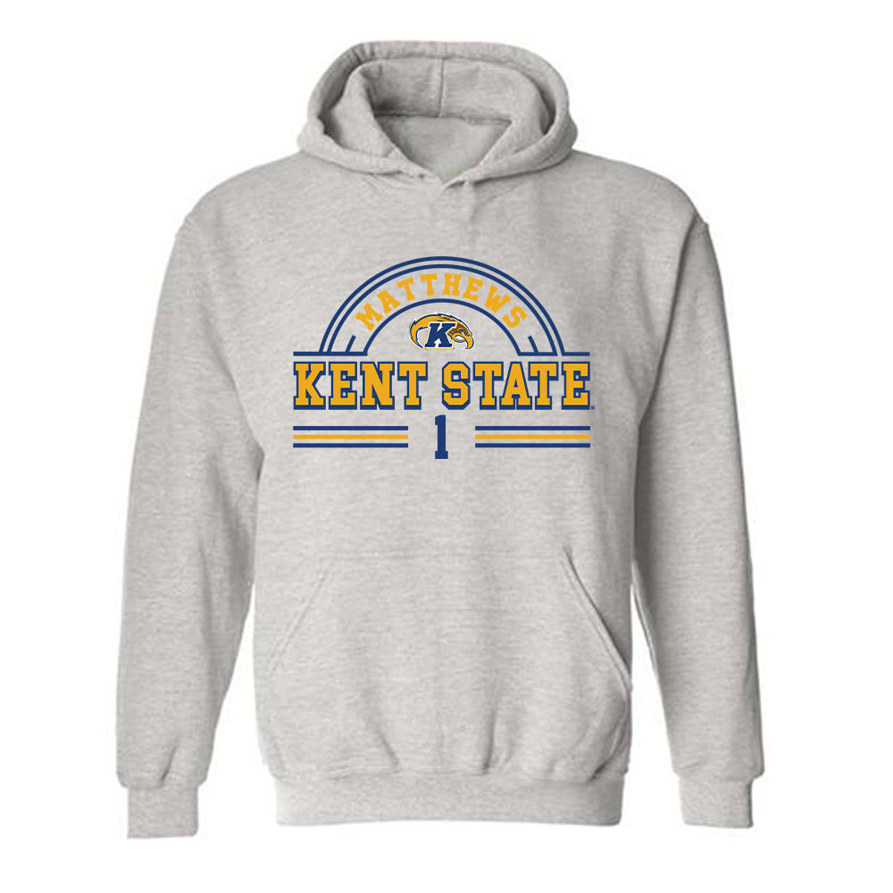 Kent State - NCAA Baseball : Luke Matthews - Classic Fashion Shersey Hooded Sweatshirt-0