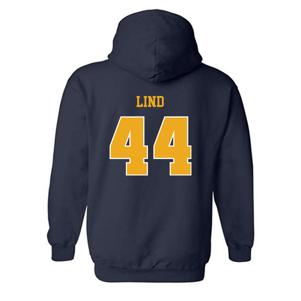 Kent State - NCAA Baseball : Parker Lind - Classic Shersey Hooded Sweatshirt-1