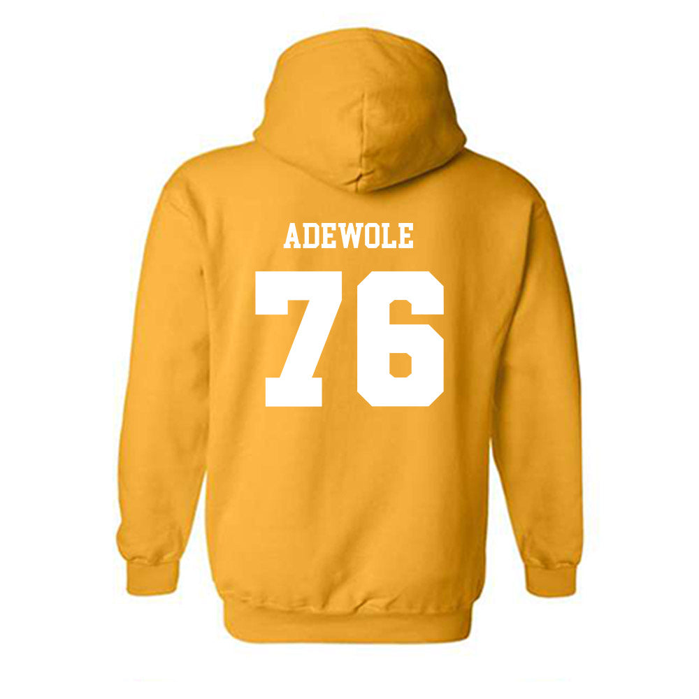Kent State - NCAA Football : Mofe Adewole - Classic Shersey Hooded Sweatshirt-1