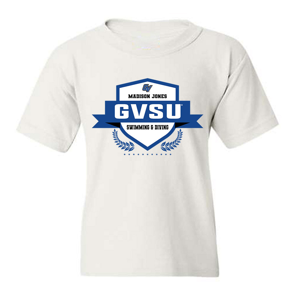Grand Valley - NCAA Women's Swimming & Diving : Madison Jones - Classic Fashion Shersey Youth T-Shirt-0