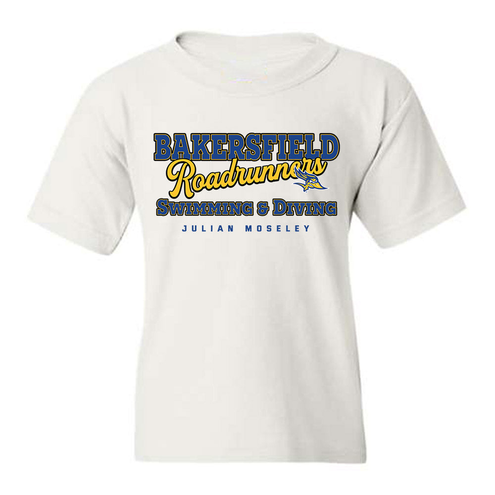 CSU Bakersfield - NCAA Men's Swimming & Diving : Julian Moseley - Youth T-Shirt Classic Fashion Shersey