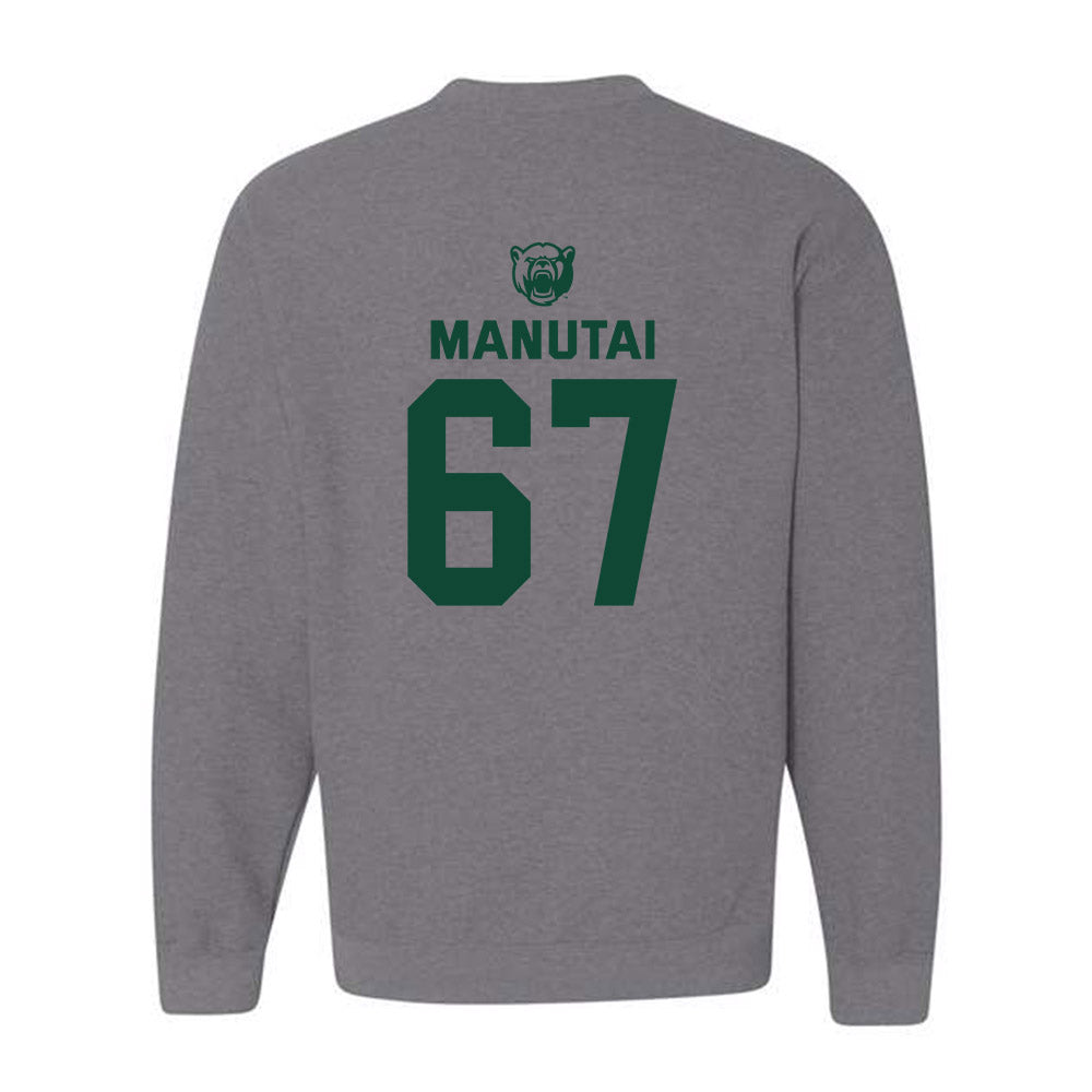 Baylor - NCAA Football : Aleki Manutai - Classic Shersey Crewneck Sweatshirt-1