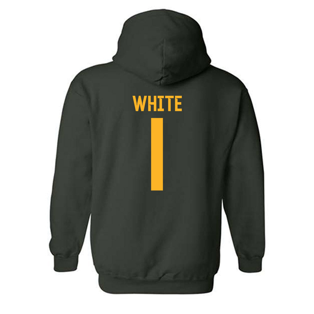 Baylor - NCAA Men's Basketball : Jaylon White - Classic Shersey Hooded Sweatshirt-1