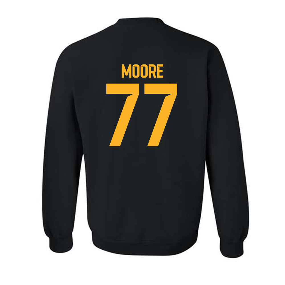 Baylor - NCAA Football : Logan Moore - Classic Fashion Shersey Crewneck Sweatshirt-1