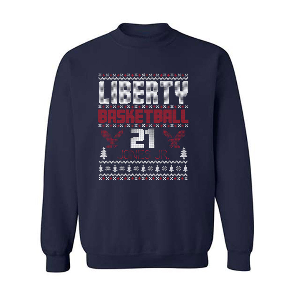 Liberty - NCAA Men's Basketball : Ryan Jones Jr. - Classic Fashion Shersey Crewneck Sweatshirt-0