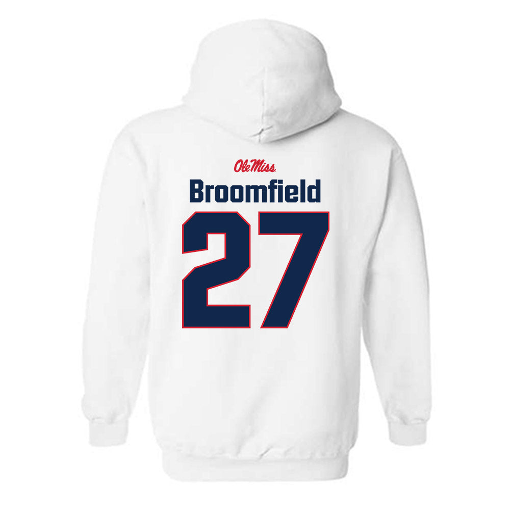Ole Miss - NCAA Football : Patrick Broomfield - Classic Shersey Hooded Sweatshirt-1