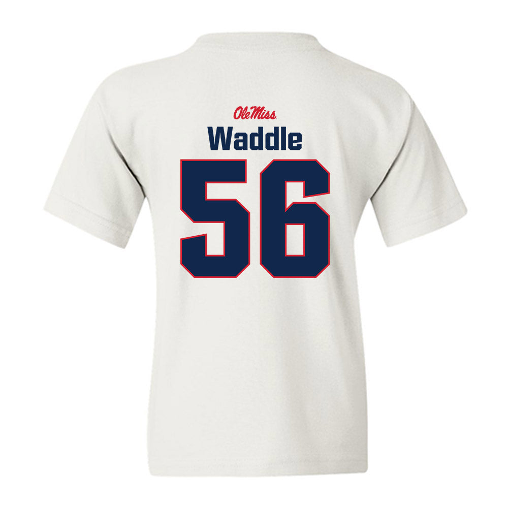 Ole Miss - NCAA Football : Mason Waddle - Classic Shersey Youth T-Shirt-1