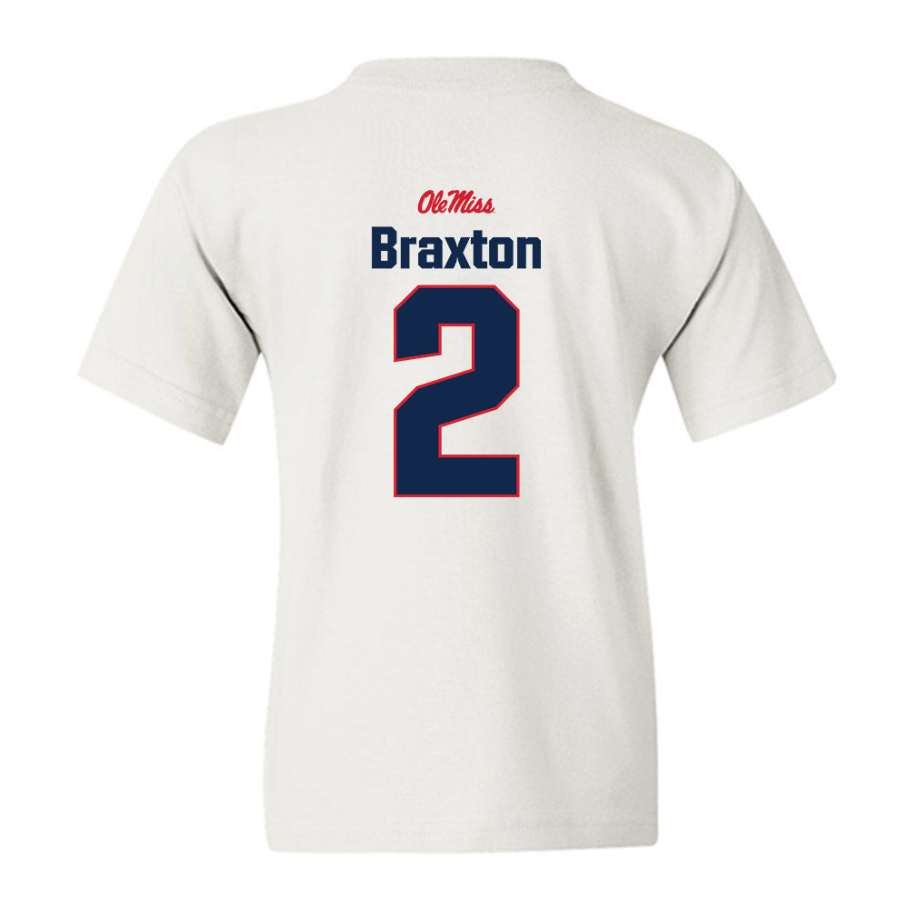 Ole Miss - NCAA Football : Jaylon Braxton - Classic Shersey Youth T-Shirt-1