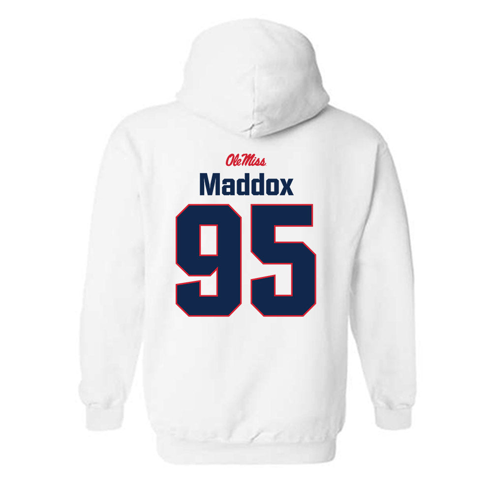 Ole Miss - NCAA Football : Andrew Maddox - Classic Shersey Hooded Sweatshirt-1