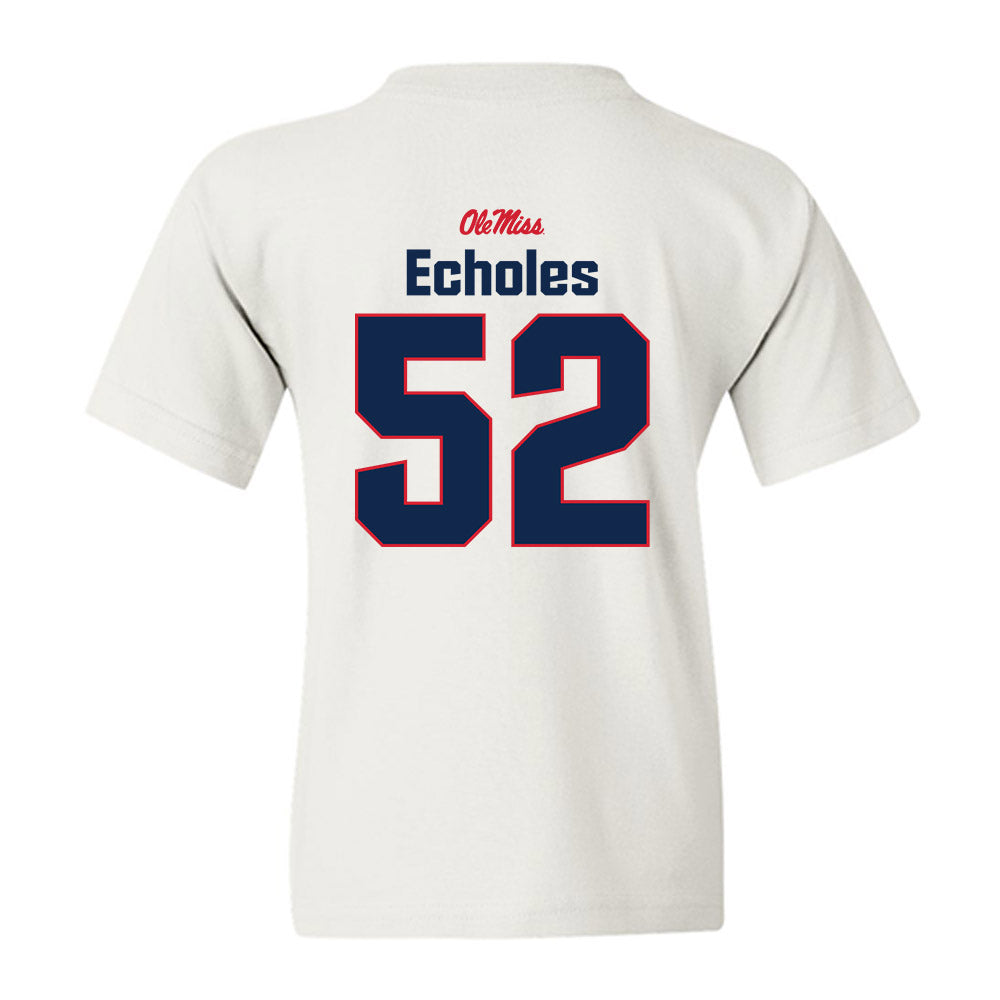Ole Miss - NCAA Football : Will Echoles - Classic Shersey Youth T-Shirt-1