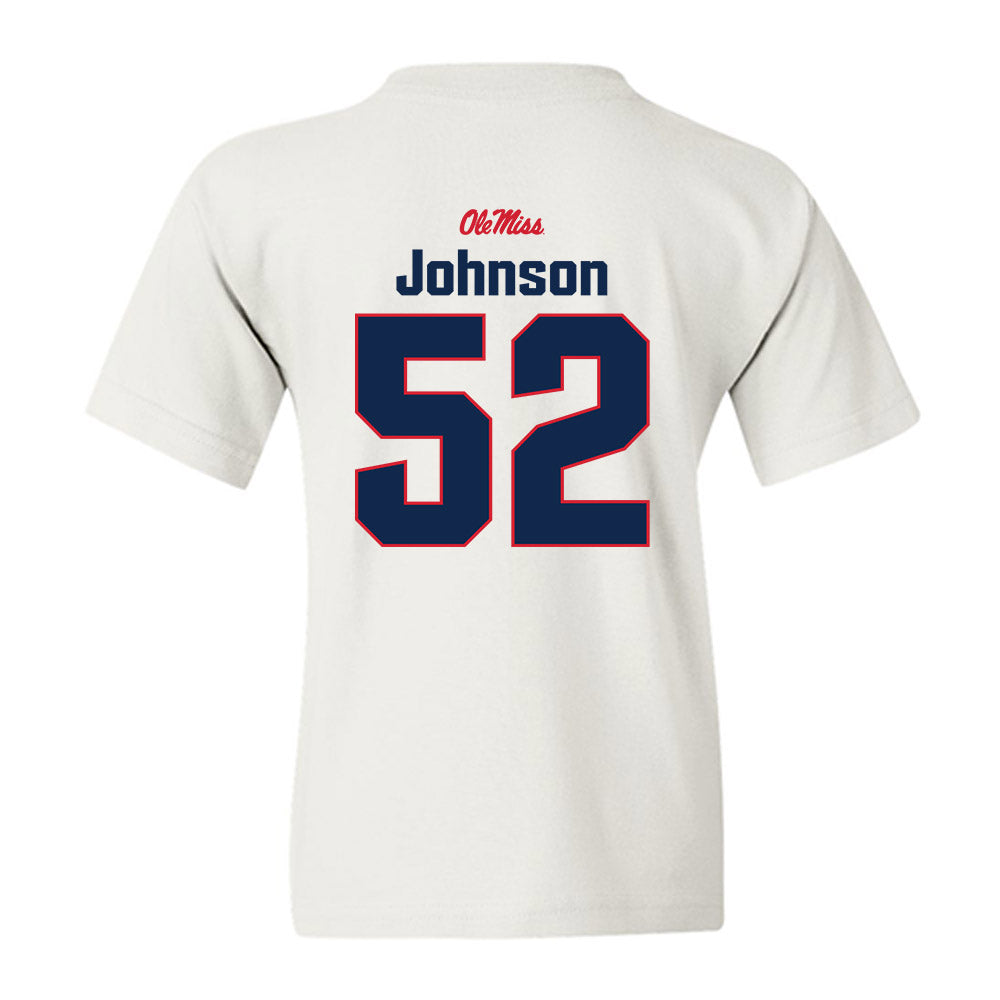 Ole Miss - NCAA Football : Cooper Johnson - Classic Shersey Youth T-Shirt-1