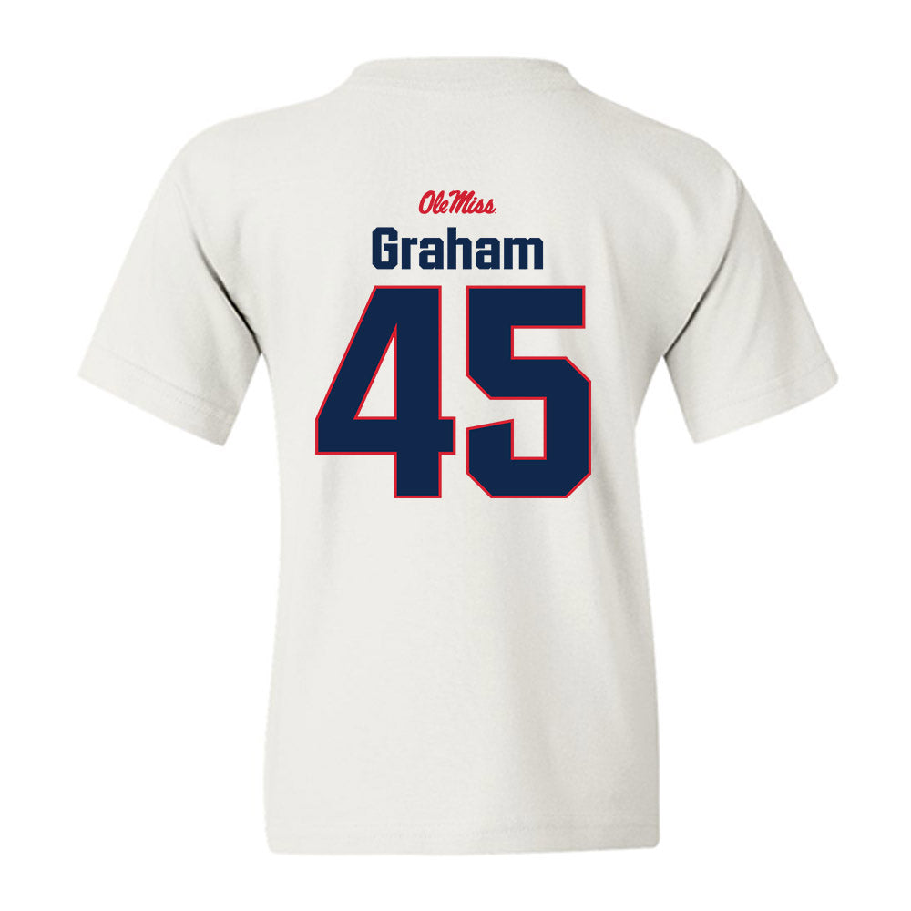 Ole Miss - NCAA Football : Talib Graham - Classic Shersey Youth T-Shirt-1