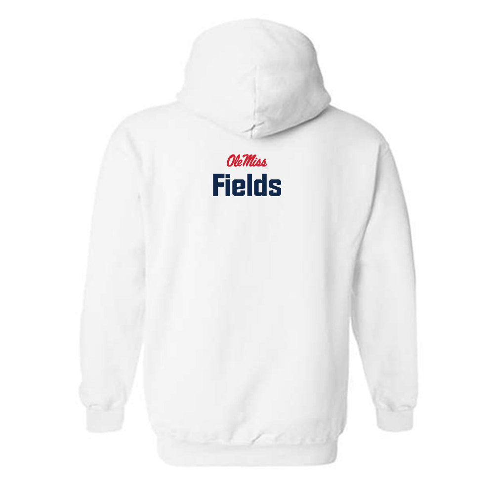 Ole Miss - NCAA Football : Horatio Fields - Classic Shersey Hooded Sweatshirt-1