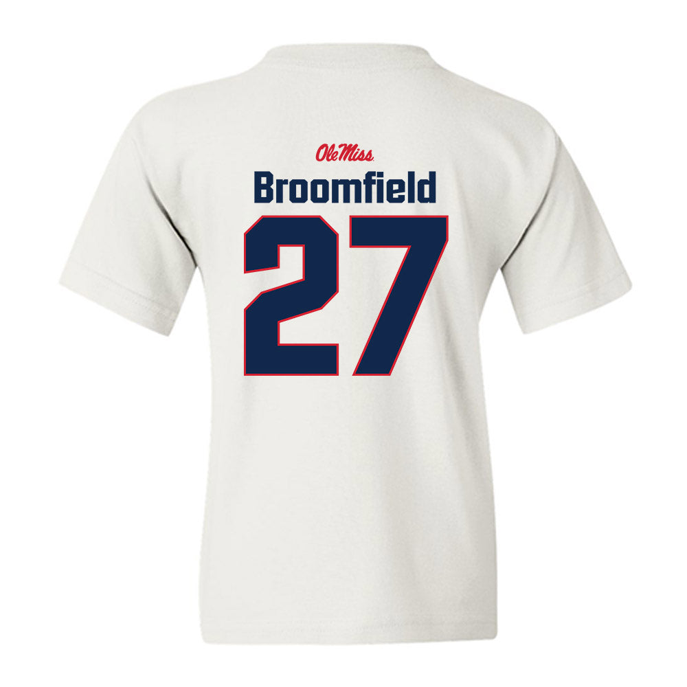 Ole Miss - NCAA Football : Patrick Broomfield - Classic Shersey Youth T-Shirt-1