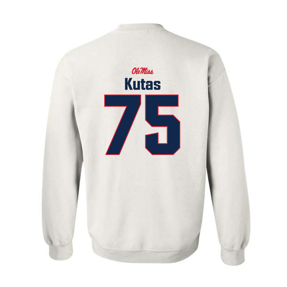 Ole Miss - NCAA Football : Patrick Kutas - Classic Shersey Crewneck Sweatshirt-1