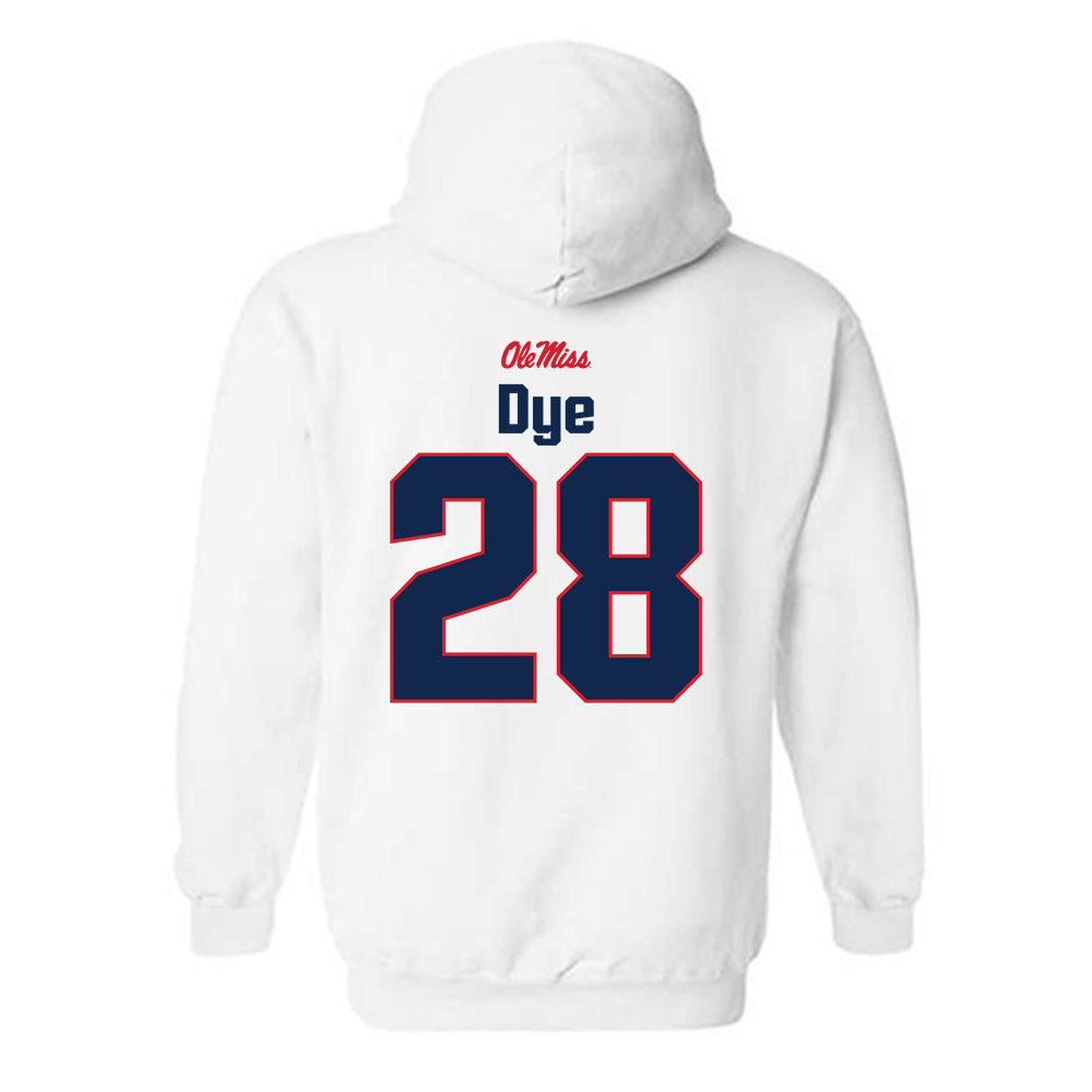 Ole Miss - NCAA Football : Joshua Dye - Classic Shersey Hooded Sweatshirt-1