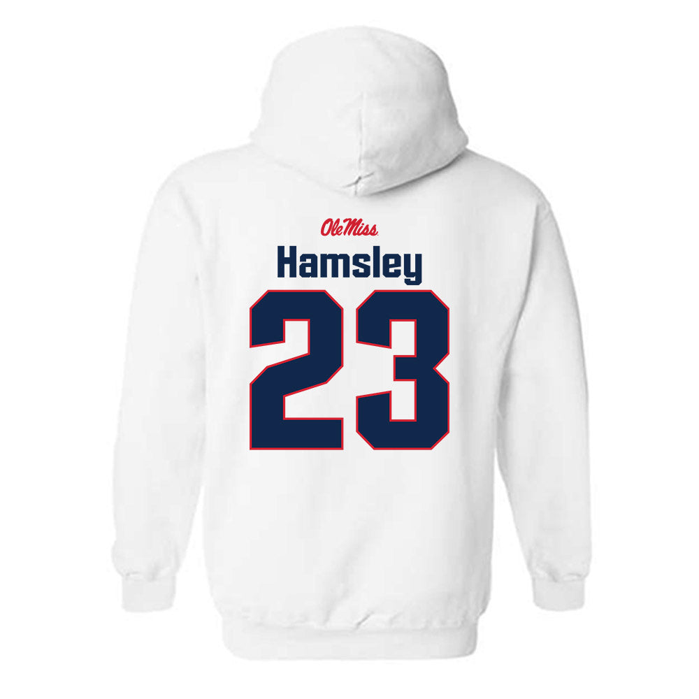 Ole Miss - NCAA Football : George Hamsley - Classic Shersey Hooded Sweatshirt-1