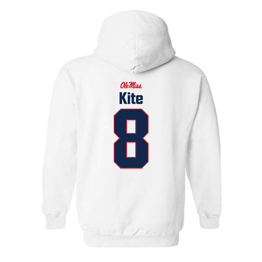 Ole Miss - NCAA Football : Antonio Kite - Classic Shersey Hooded Sweatshirt-1