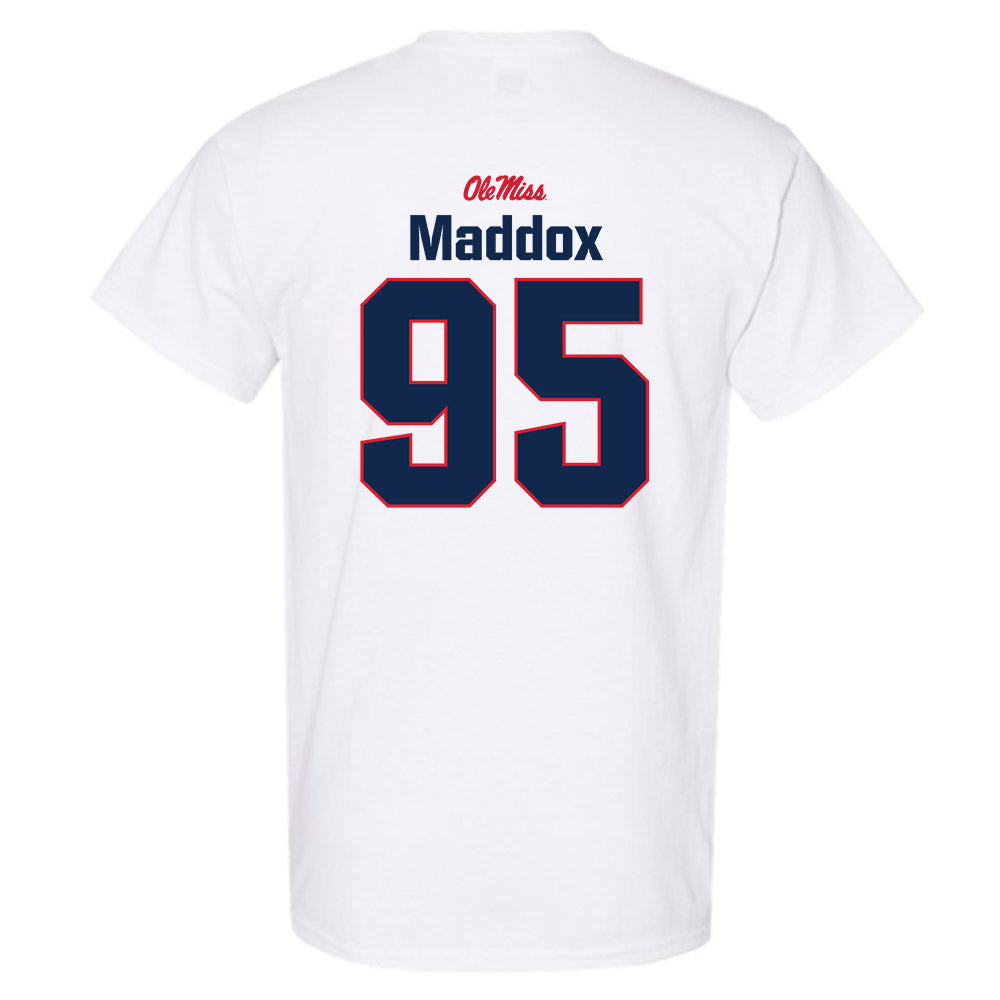 Ole Miss - NCAA Football : Andrew Maddox - Classic Shersey T-Shirt-1