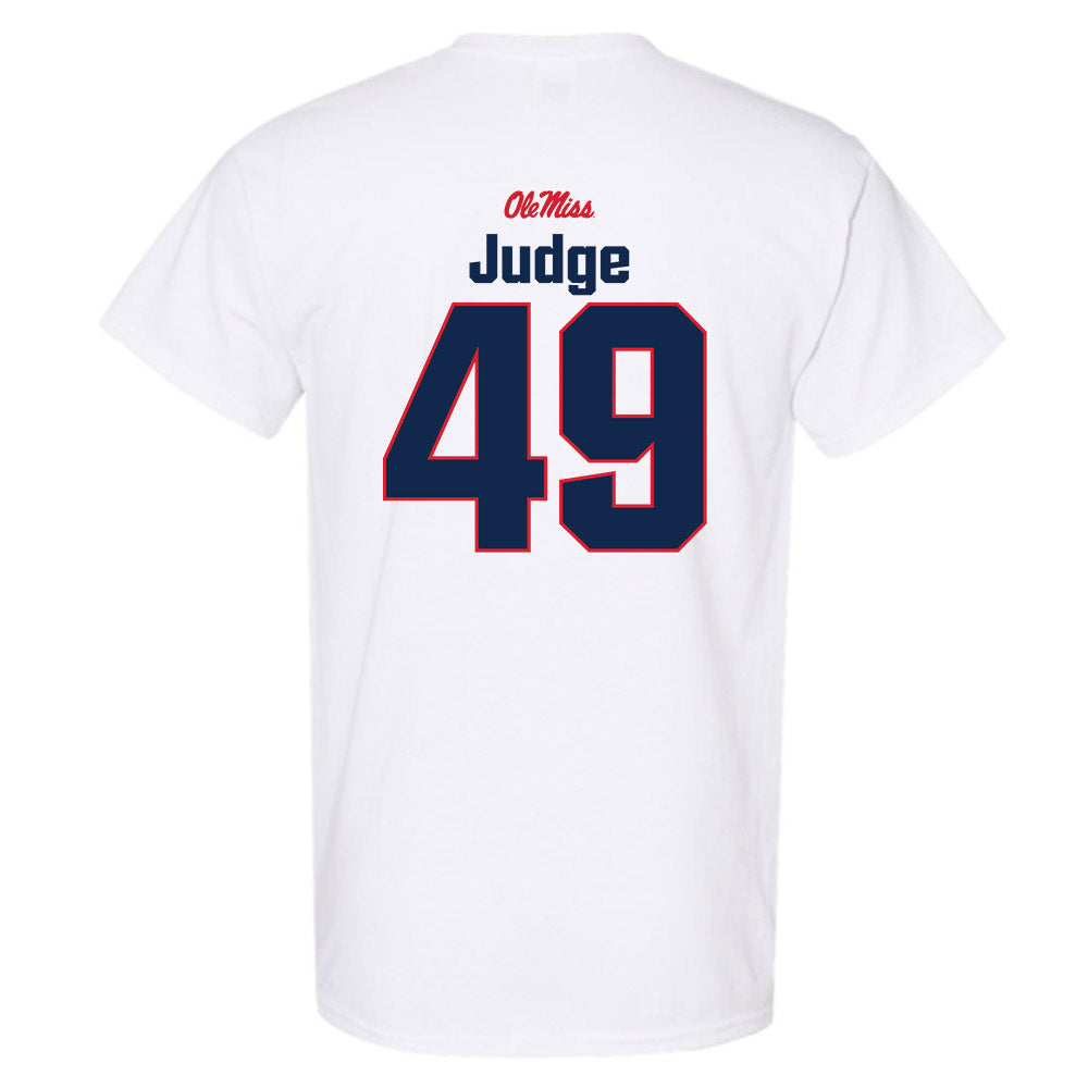 Ole Miss - NCAA Football : Sean Judge - Classic Shersey T-Shirt-1