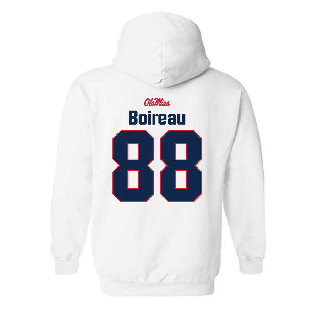 Ole Miss - NCAA Football : Michai Boireau - Classic Shersey Hooded Sweatshirt-1