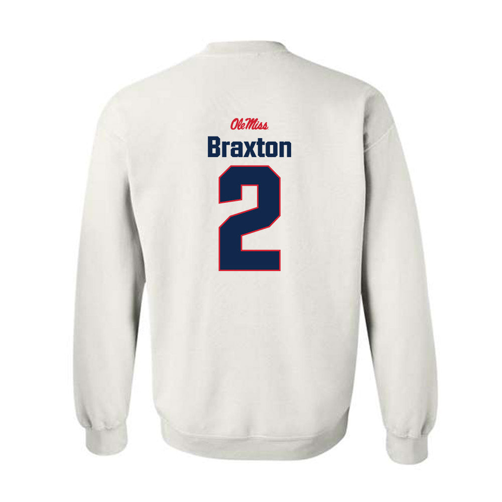 Ole Miss - NCAA Football : Jaylon Braxton - Classic Shersey Crewneck Sweatshirt-1