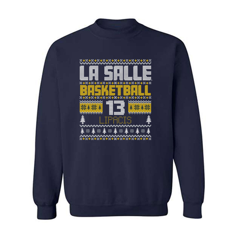 La Salle - NCAA Men's Basketball : Maximillian Lipacis - Crewneck Sweatshirt-0