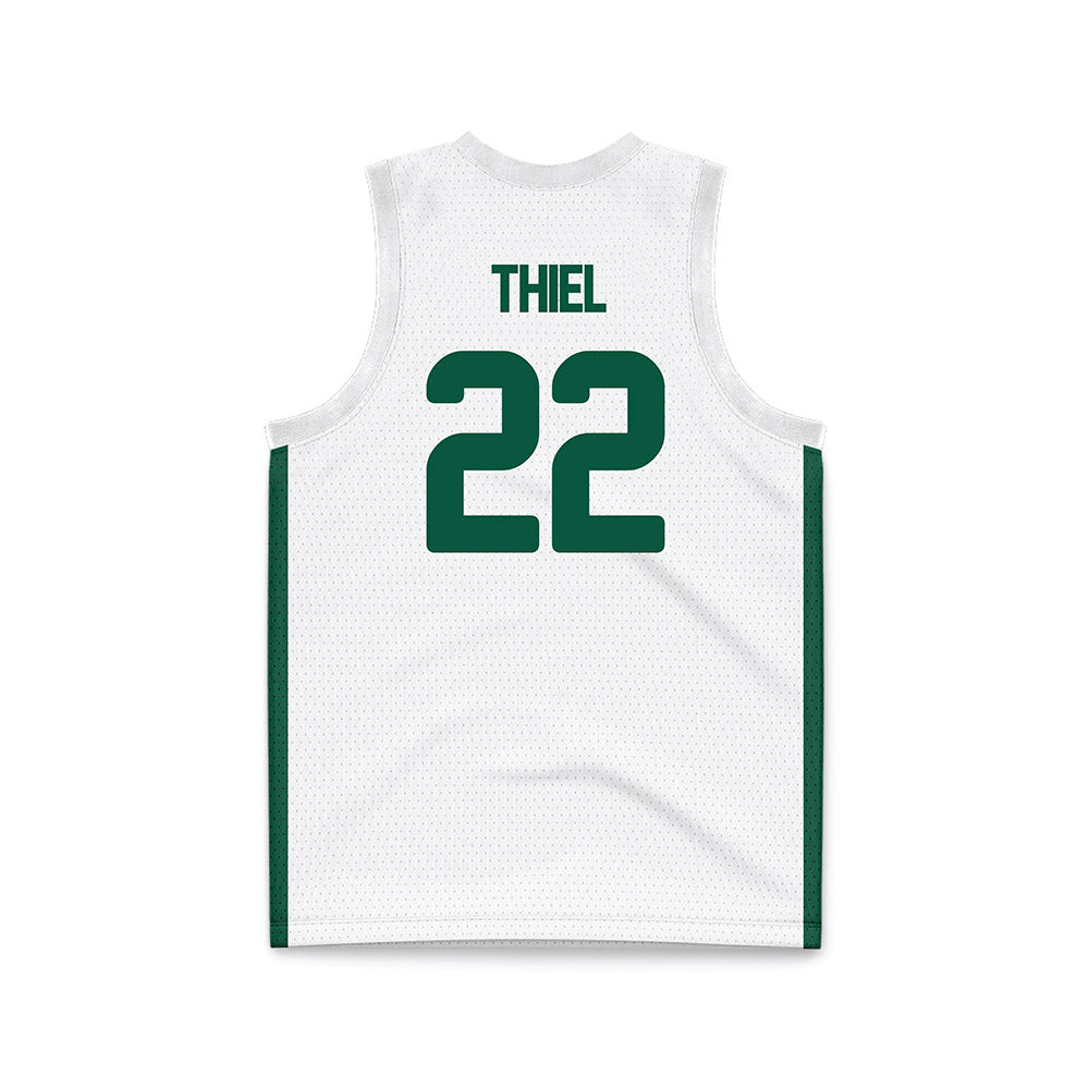 UNC Charlotte - NCAA Women's Basketball : Caroline Thiel - White Basketball Jersey-1