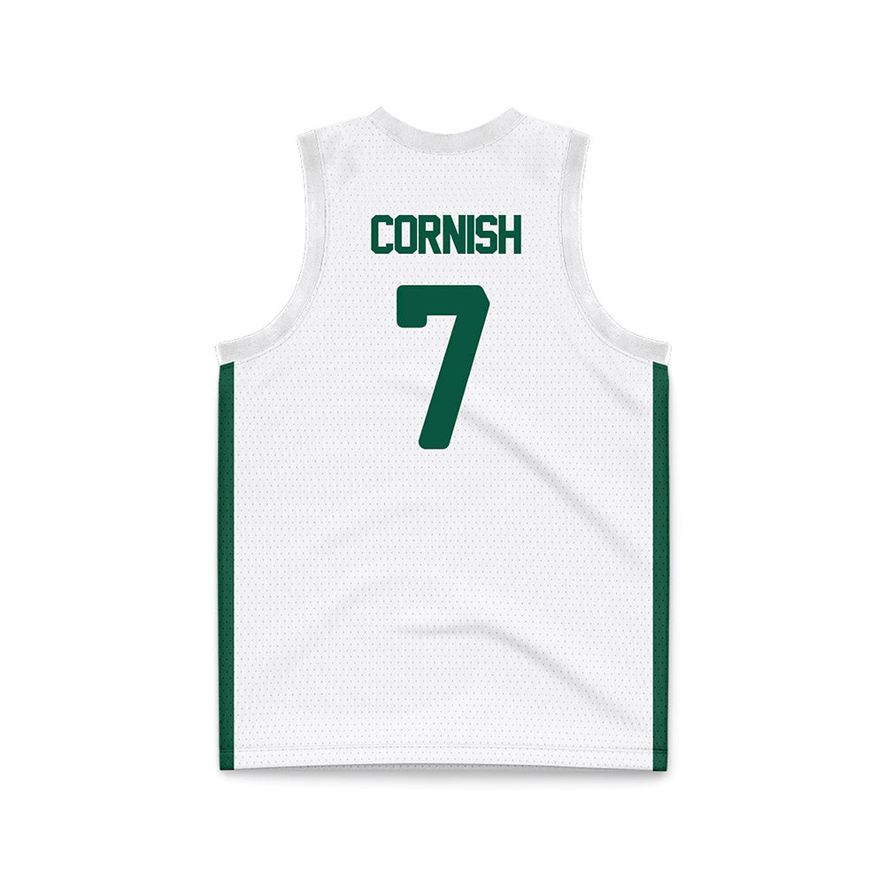 UNC Charlotte - NCAA Women's Basketball : Taliah Cornish - White Basketball Jersey-1