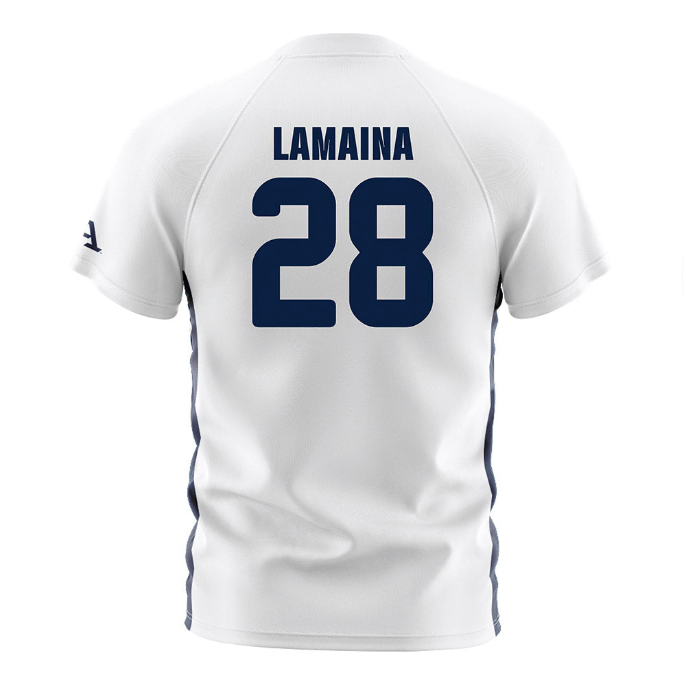 Akron - NCAA Men's Soccer : Logan LaMaina - White Soccer Jersey-1