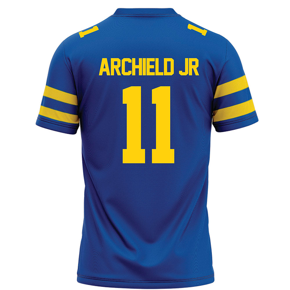 Delaware - NCAA Football : Eric Archield Jr - Blue Football Jersey-1