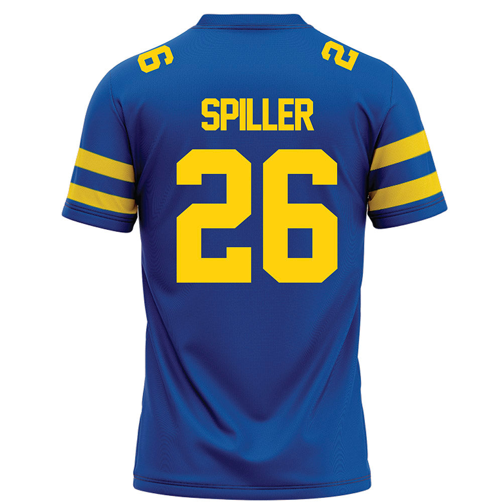 Delaware - NCAA Football : Greg Spiller - Blue Football Jersey-1