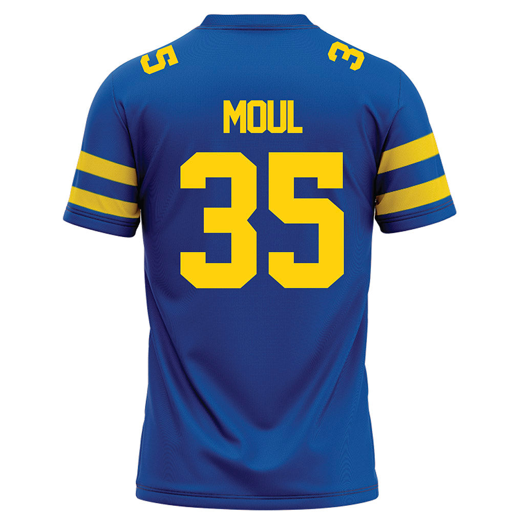 Delaware - NCAA Football : Gavin Moul - Blue Football Jersey