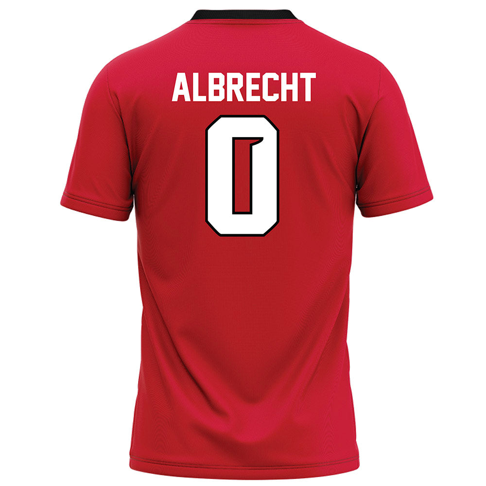 UNLV - NCAA Football : Cole Albrecht - Red Football Jersey-1