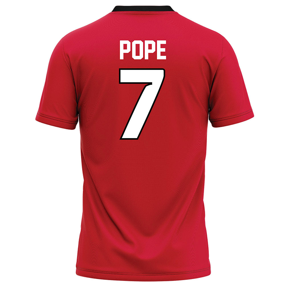 UNLV - NCAA Football : Jake Pope - Red Football Jersey-1