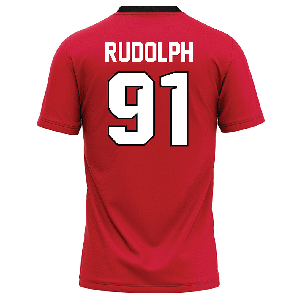 UNLV - NCAA Football : Elias Rudolph - Red Football Jersey-1