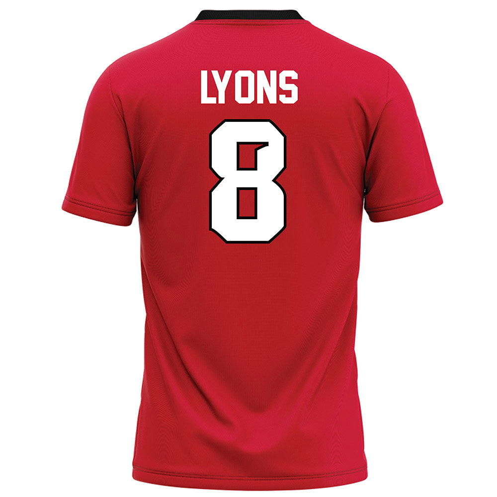 UNLV - NCAA Football : Taeshaun Lyons - Red Football Jersey-1