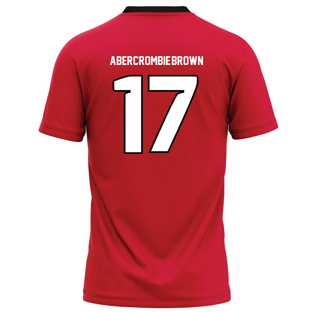 UNLV - NCAA Football : Zavien Abercrombie-Brown - Red Football Jersey-1