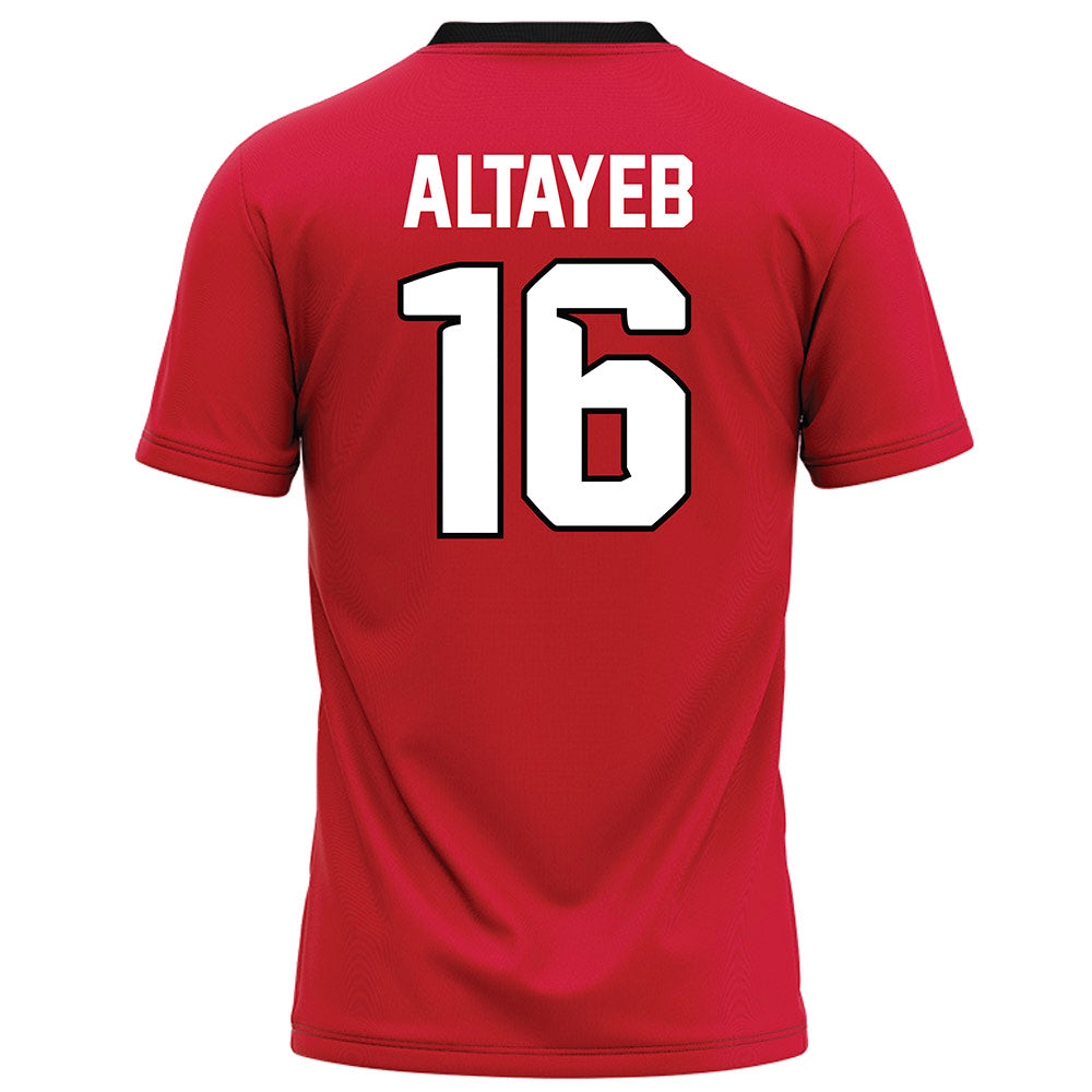 UNLV - NCAA Football : Mohamed Altayeb - Red Football Jersey-1