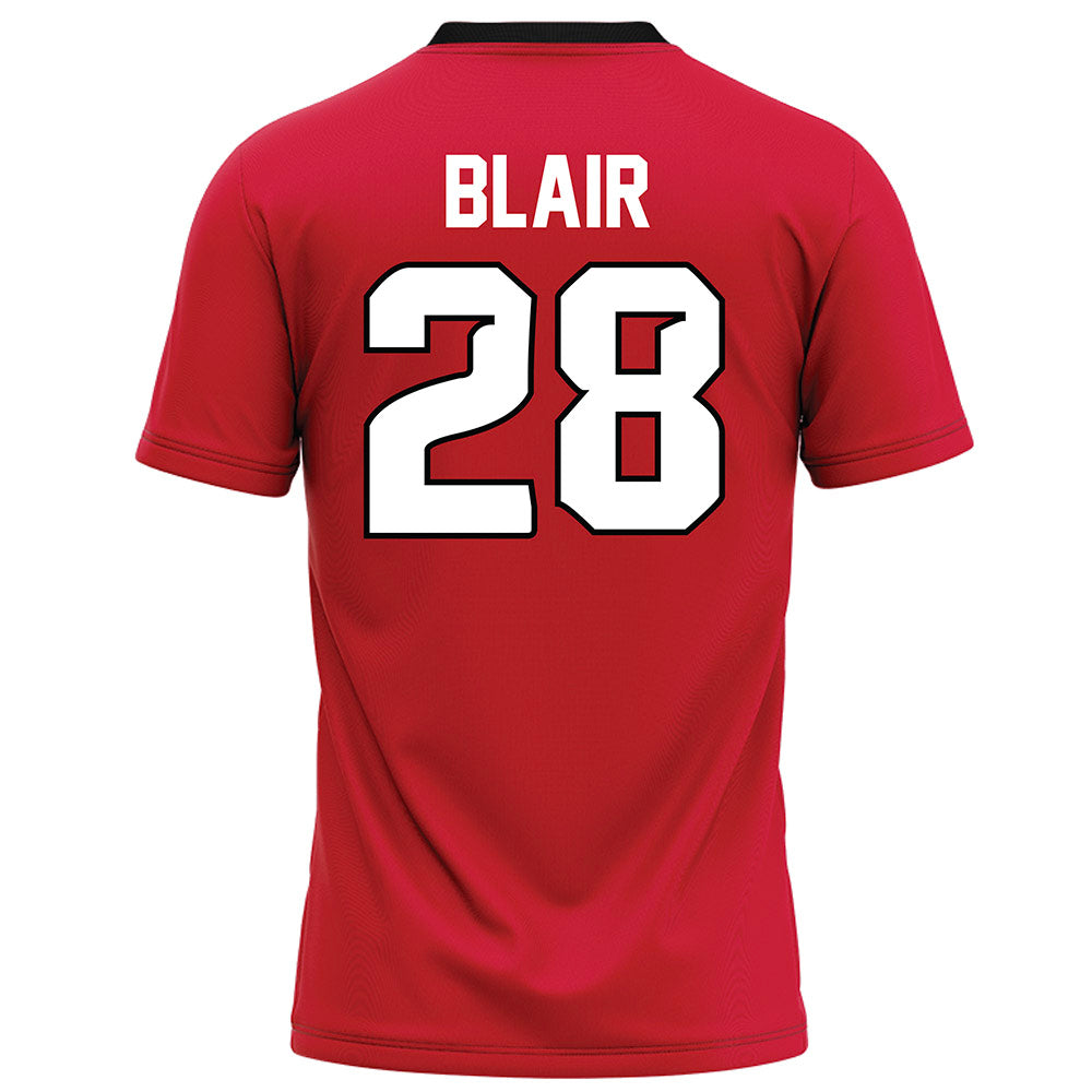 UNLV - NCAA Football : Vern Blair - Red Football Jersey-1