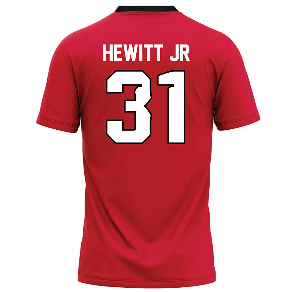 UNLV - NCAA Football : Ronnell Hewitt Jr - Red Football Jersey-1