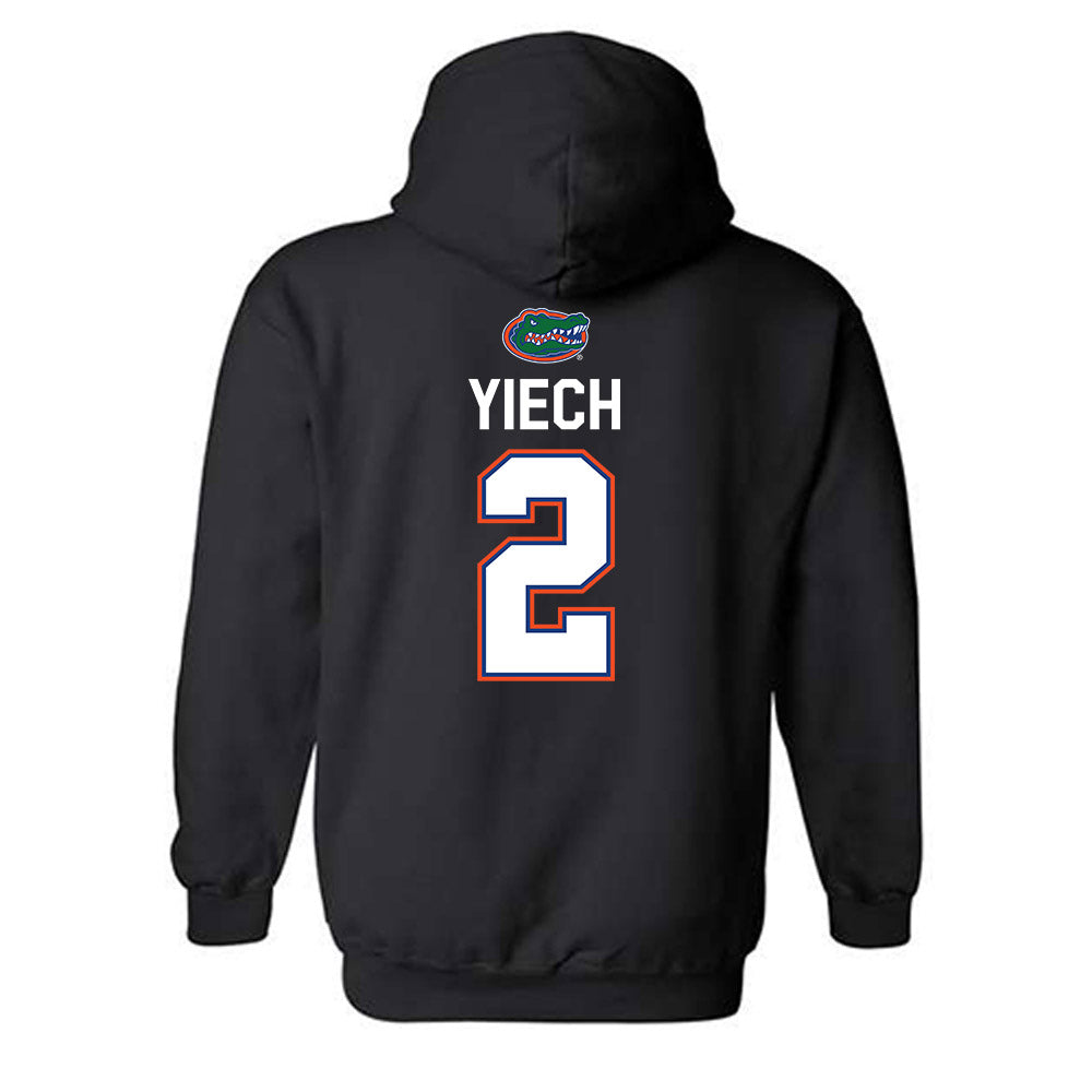 Florida - NCAA Women's Basketball : Nyadieng Yiech - Sports Shersey Hooded Sweatshirt-1