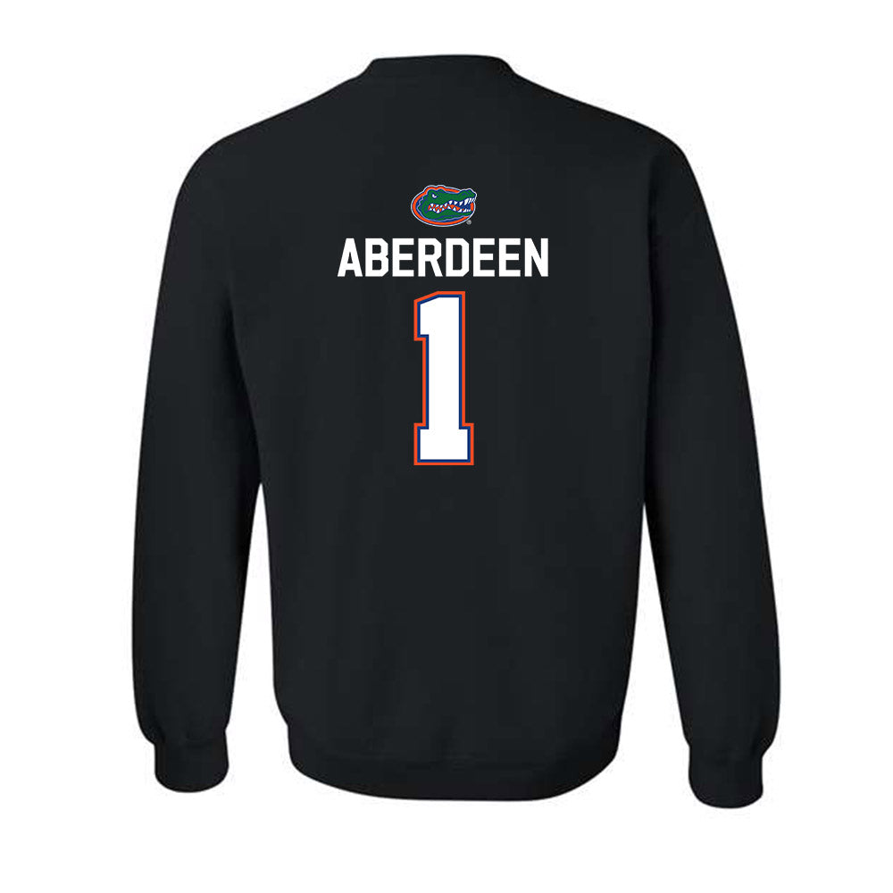 Florida - NCAA Men's Basketball : Denzel Aberdeen - Sports Shersey Crewneck Sweatshirt-1