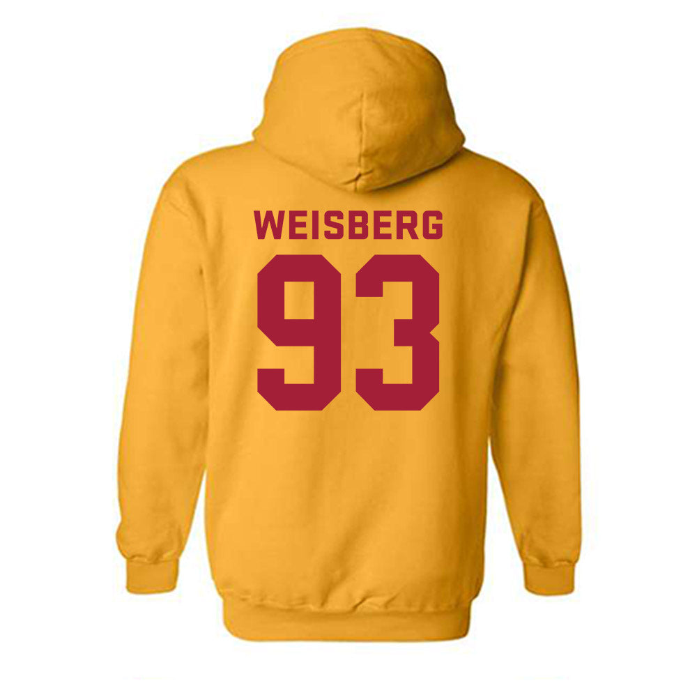 USC - NCAA Football : William Weisberg - Classic Shersey Hooded Sweatshirt-1