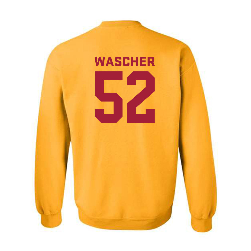 USC - NCAA Football : Willi Wascher - Classic Shersey Crewneck Sweatshirt-1