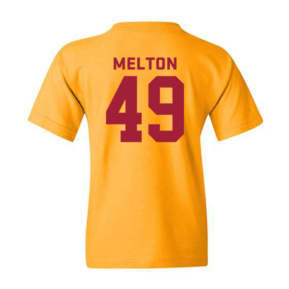USC - NCAA Football : Fisher Melton - Classic Shersey Youth T-Shirt-1