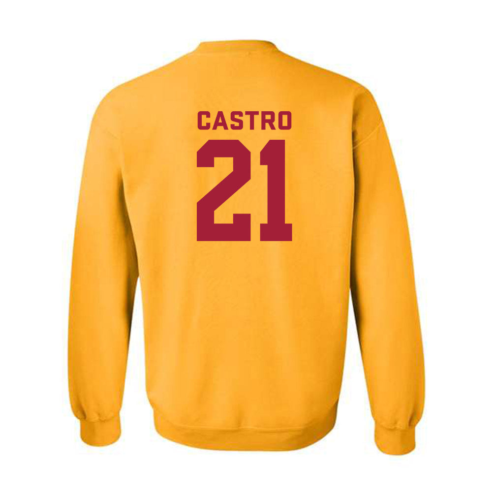 USC - NCAA Football : Trestin Castro - Classic Shersey Crewneck Sweatshirt-1