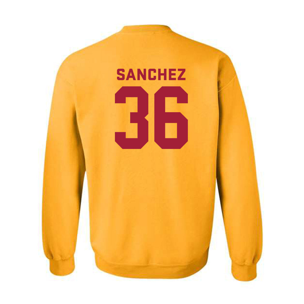 USC - NCAA Football : Rey Sanchez - Classic Shersey Crewneck Sweatshirt-1